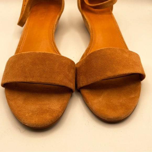 BNIB J CREW SUEDE WEDGE SANDAL - Picture 4 of 9